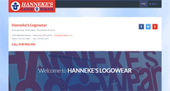 Desktop Screenshot of hannekes.com